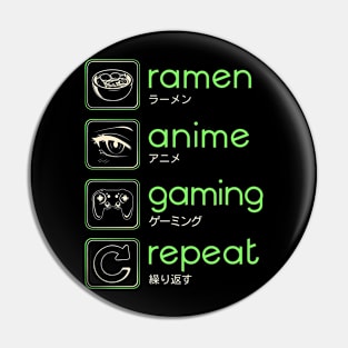 anime and gaming routine Pin