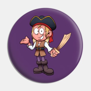 Pirate Girl Pin