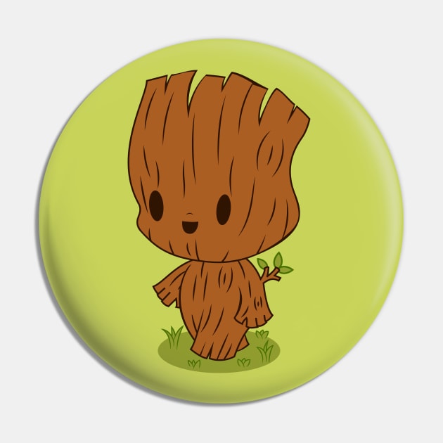 Cute Groot Pin by soyluigo