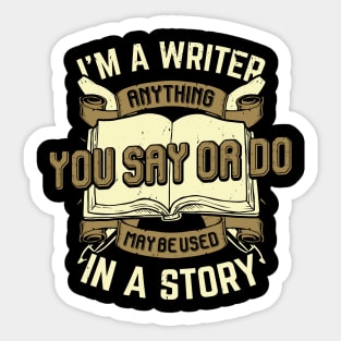 Author - #Author - Author Gifts - Sticker