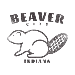 Beaver City, IN (Grunge) T-Shirt