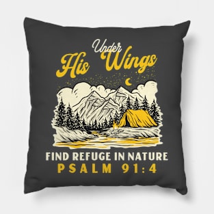 Beautiful Bible Verse Nature Lover Pillow