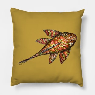 Christmas Pleco Fish Pillow