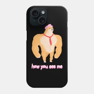 Shina inu doge buff Phone Case