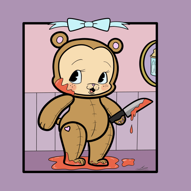 Killer Teddy Bear by Ms.Tiny