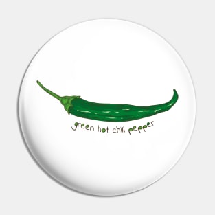 Green Hot Chili Pepper Pin