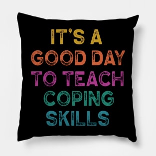 school counselors, its a good day to teach coping skills Pillow