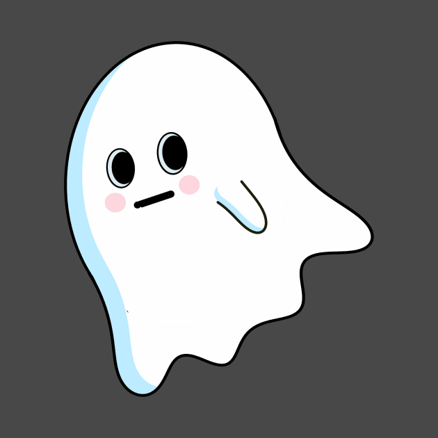 Cute Flying Ghost by AlondraHanley