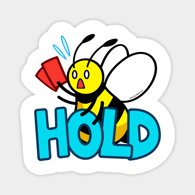 HOLD bee Magnet by Swarm Store