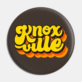 Knoxville Script - Color Gradient (Dark) Pin