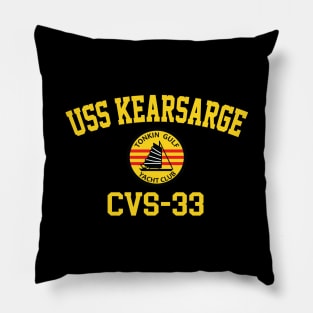 USS Kearsarge CVS-33 Tonkin Gulf Yacht Club Pillow