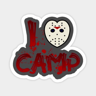 I Love Camp v2 Magnet