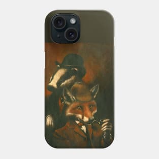 Fox And Badger Holmes And Watson Phone Case