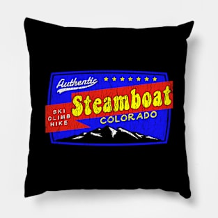 Steamboat Colorado Skiing Pillow