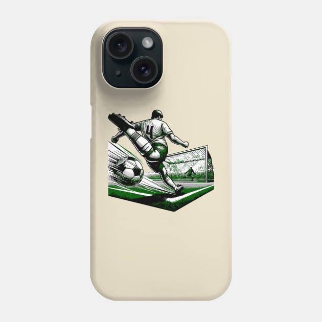 Just Before the Winning Kick Phone Case by JSnipe