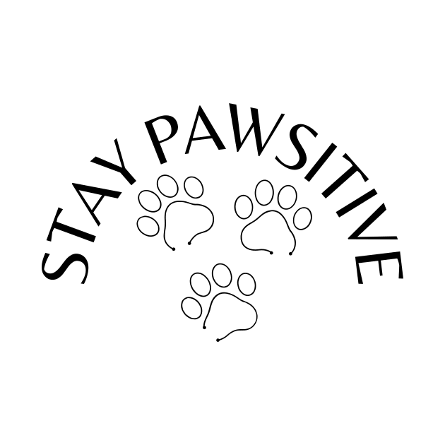 Stay positive | Cute cat design by Fayn