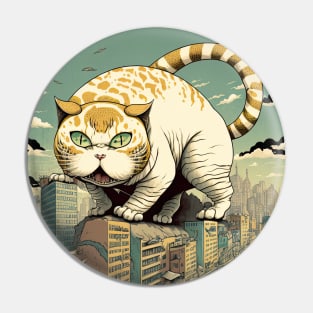 Oh sheets! it's Catzilla Pin