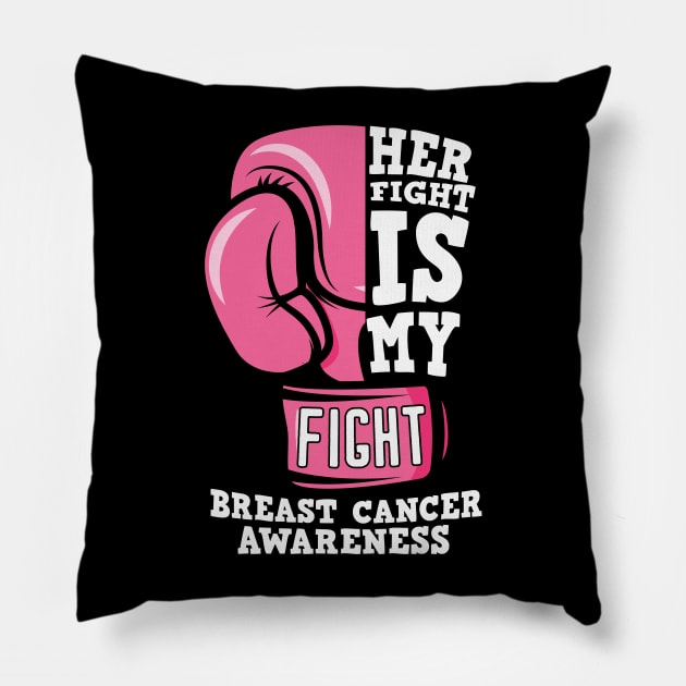 Breast cancer awareness Pillow by Anonic