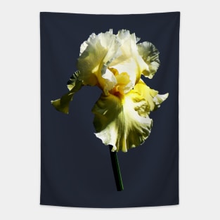 Irises - Pale Yellow Iris Tapestry