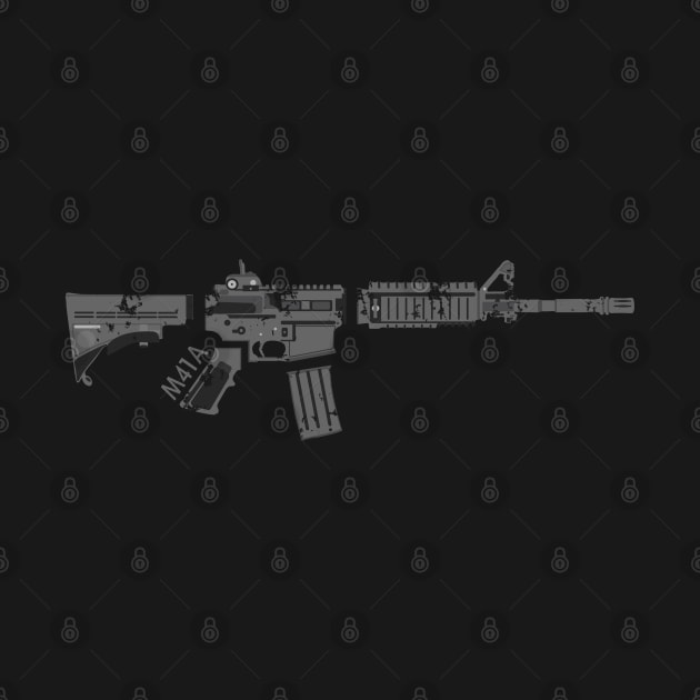 broken M4A1 by fitripe