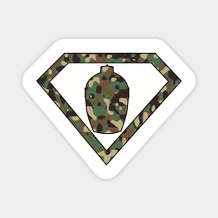 Super Eggman in Camo! Magnet