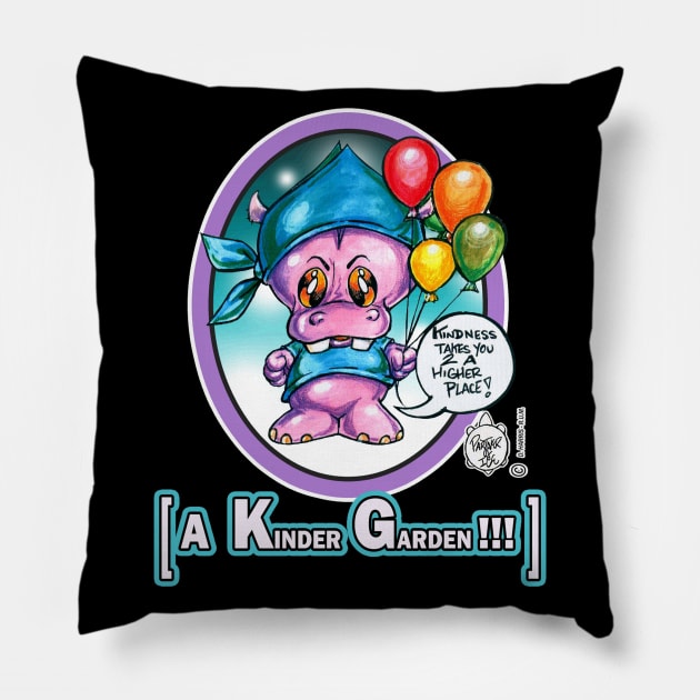 AKG - HIPPO Pillow by DHARRIS68