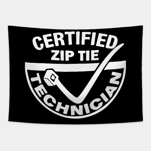 Certified Zip Tie Tapestry by lombokwetan