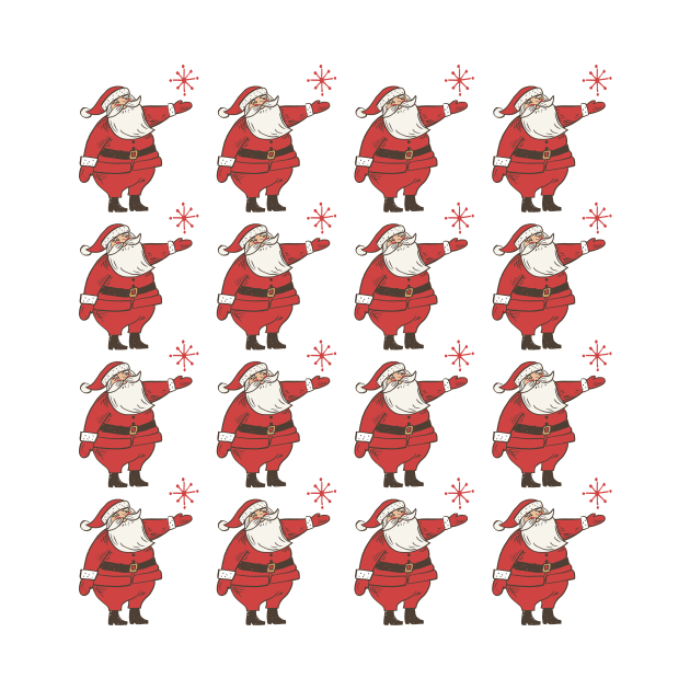 Snowflake Santa by SWON Design