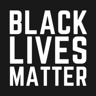 Black Lives Matter Text T-Shirt