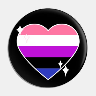 Kawaii Pride Collection - Genderfluid Pin