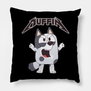 muffin metal funny Pillow