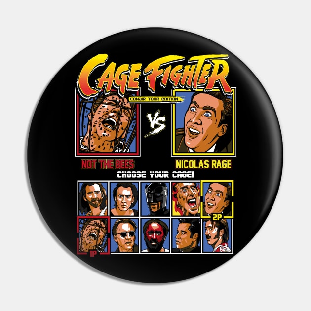 Nicolas Cage Fighter - Conair Tour Edition Pin by RetroReview