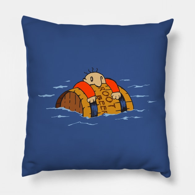 Rootbeer Floats Pillow by BenBates