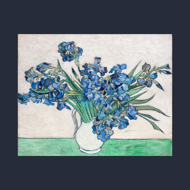 Vase with Irises by Vincent van Gogh by MasterpieceCafe