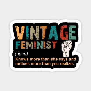 Vintage Feminist Costume Gift Magnet