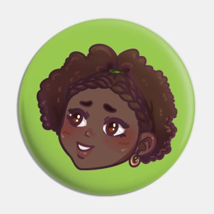 Vespiary Kayla King Cute Chibi Smiling Pin