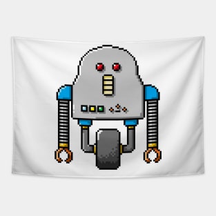 Pixel Robot 215 Tapestry