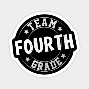 Team Fourth Grade Teacher Student Back To School 4th Grade Magnet