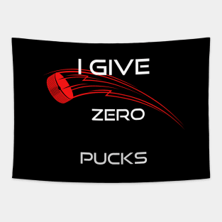 I Give Zero Pucks Tapestry