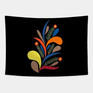 Thanksgiving fall color floral design Tapestry