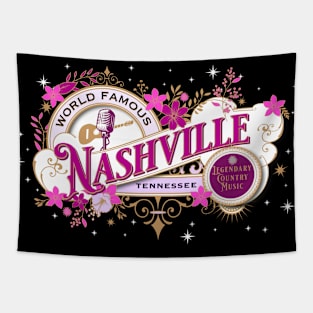 Nashville Graphic Vintage Pink Tapestry