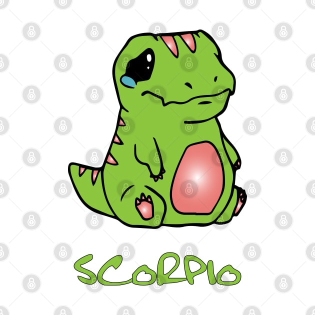 baby dinosaur Scorpio by lazykitty