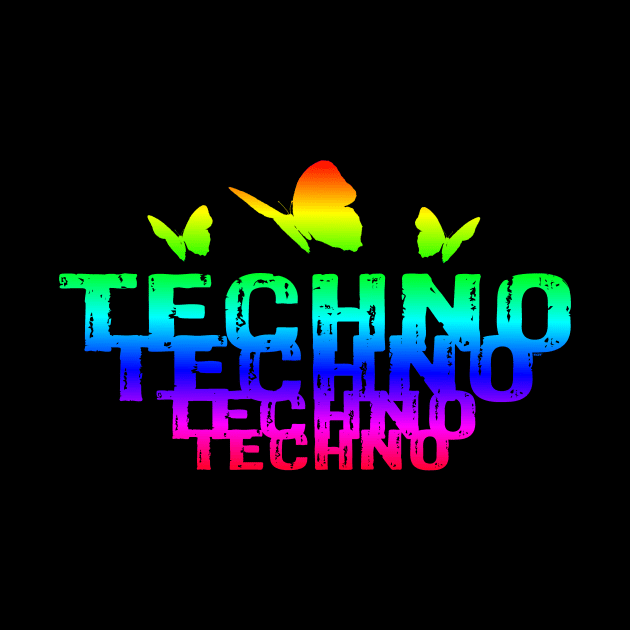 Techno Fading EDM Music Festival by shirtontour