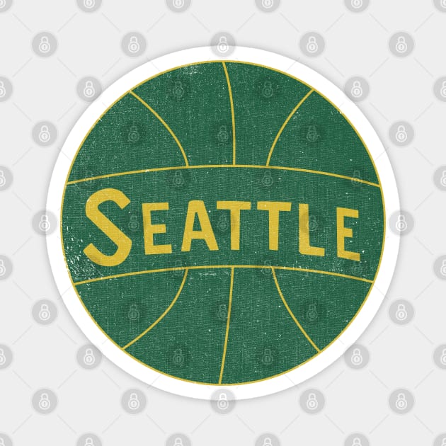 DEFUNCT - Seattle Supersonics Magnet by LocalZonly