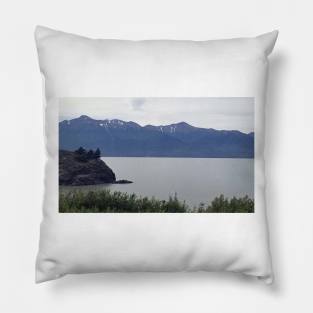 Alaska Mountains Pillow