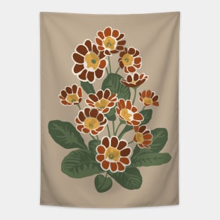 Primula flower pattern Tapestry
