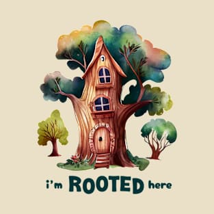 Nature: Treehouse - I’m Rooted Here T-Shirt