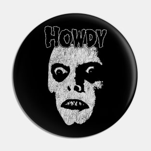 Captain Howdy Vintage Pin