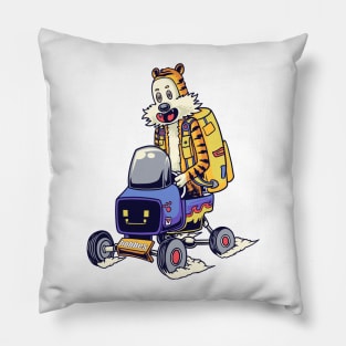 Hobbes Ride Mini Car Pillow