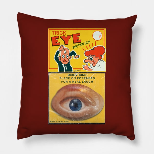 Trick Eye Joke Pillow by Uncle Pickles